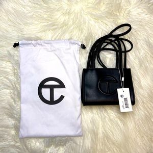 Telfar Small Black Shopping Bag with Dust Bag